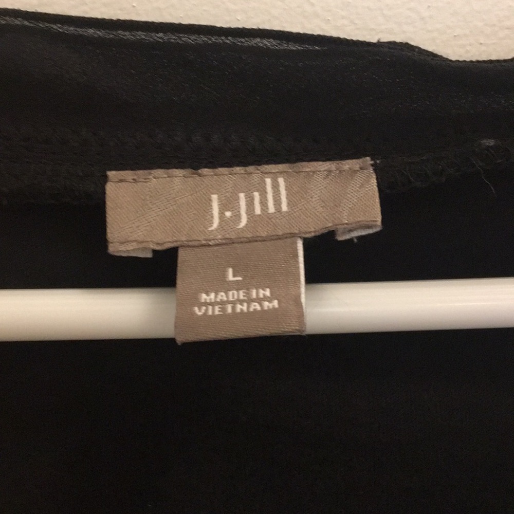 J. Jill black tank with silver embellishments - Picture 3 of 4